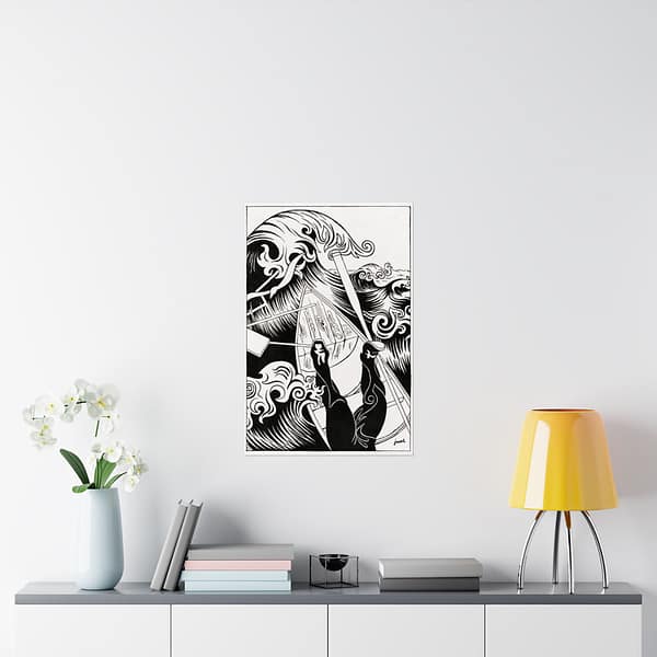 15606968572033980608_2048.jpeg The Wave - Henri-Gustave Jossot (1894) - Vintage Lithograph Poster Print