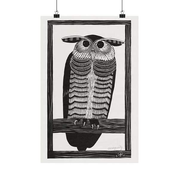 15647492324235002398_2048.jpeg Horned Owl (Hoornuil) - Samuel Jessurun de Mesquita (1915)