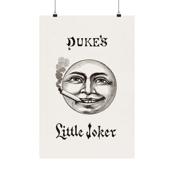 1617474827438408514_2048.jpeg Duke's Little Joker - Turkish Cross-Cut Cigarettes - W. Duke, Sons & Co. (1888) - Vintage Lithograph Poster Print