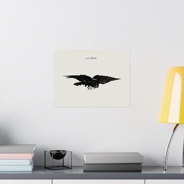 16355350073675337797_2048.jpeg The Flying Raven (Le Corbeau Volant, les Ailes Déployées) - Édouard Manet (1875) - Vintage Lithograph Poster Print