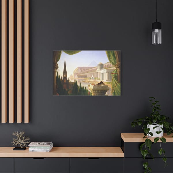 16397877309087418264_2048.jpeg The Architect's Dream - Thomas Cole (1840) - Romantic Canvas Print
