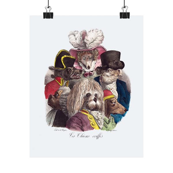 16411624557219752702_2048.jpeg Les Chiens Coiffés (The Well-Groomed Dogs) - Boissy (c. 1825)