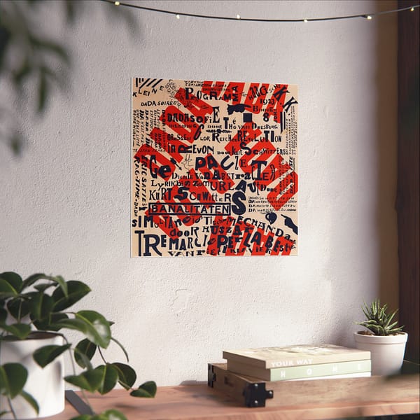 16513401482545468033_2048.jpeg Kleine Dada Soirée (Small Dada Evening) - Theo van Doesburg and Kurt Schwitters (1922) - Vintage Lithograph Poster Print