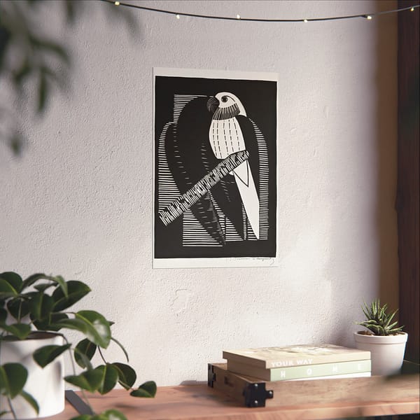 16529397832407509631_2048.jpeg Parakeets (Parkieten) - Samuel Jessurun de Mesquita (1927) - Vintage Lithograph Poster Print