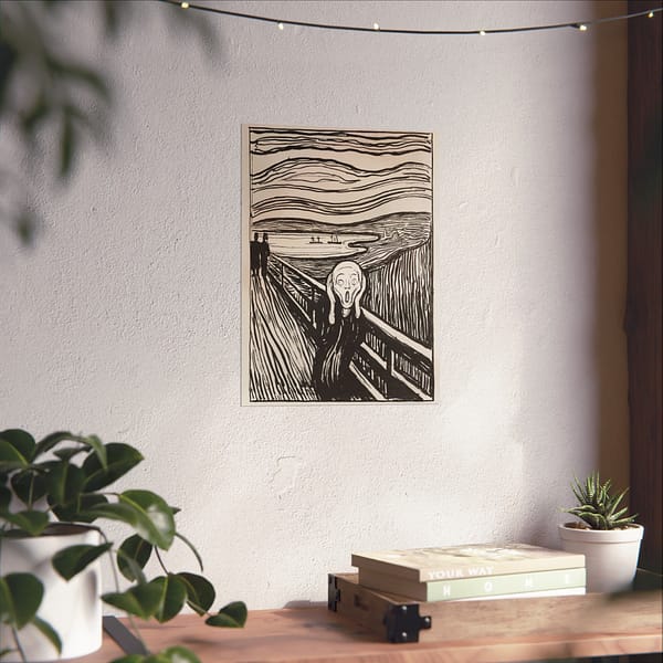 16782415371224146968_2048.jpeg The Scream (Geschrei) - Edvard Munch (1895) - Vintage Lithograph Poster Print
