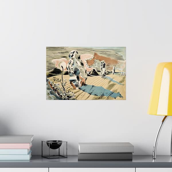 17140907011932701338_2048.jpeg Avebury, Landscape of the Megaliths - Paul Nash (1937) - Vintage Lithograph Poster Print