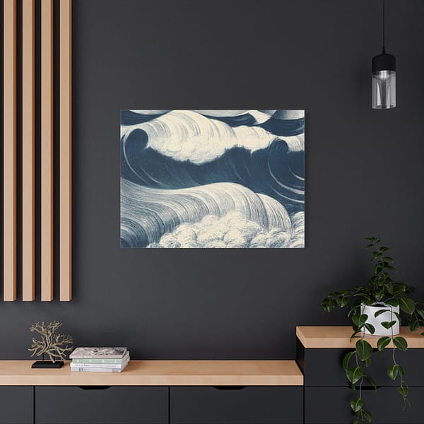 17651646512883601623_2048.jpeg The Wave - Christopher Richard Wynne Nevinson (1917) - Vintage Lithograph Canvas Print