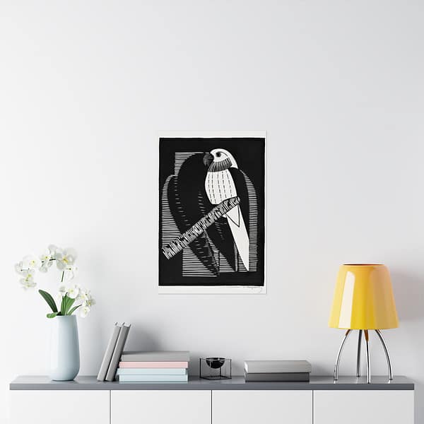 17721014151562915779_2048.jpeg Parakeets (Parkieten) - Samuel Jessurun de Mesquita (1927) - Vintage Lithograph Poster Print