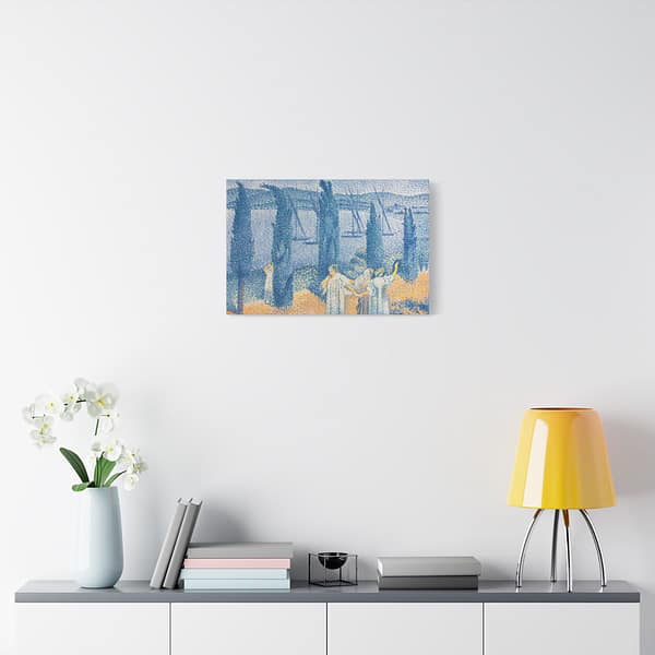 17761784749049414728_2048.jpeg The Promenade (Landscape with Cypresses) - Henri-Edmond Cross (1897) - Impressionist Canvas Print