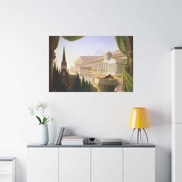 18088957526049620867_2048.jpeg The Architect's Dream - Thomas Cole (1840) - Romantic Canvas Print