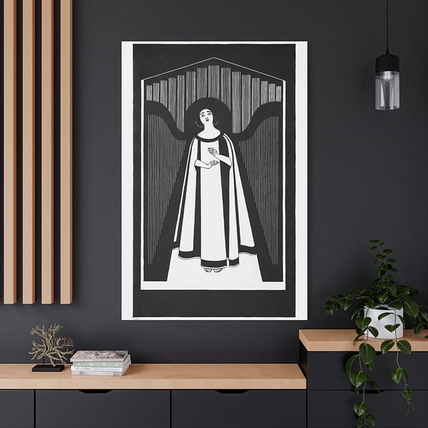 2293112834764499407_2048.jpeg The Music (De muziek) - Samuel Jessurun de Mesquita (c. 1920) - Art Deco Canvas Print