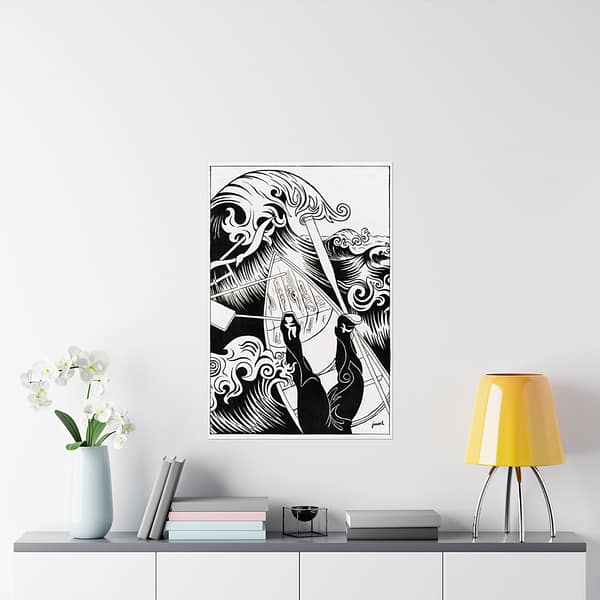 2619664906474675031_2048.jpeg The Wave - Henri-Gustave Jossot (1894) - Vintage Lithograph Poster Print