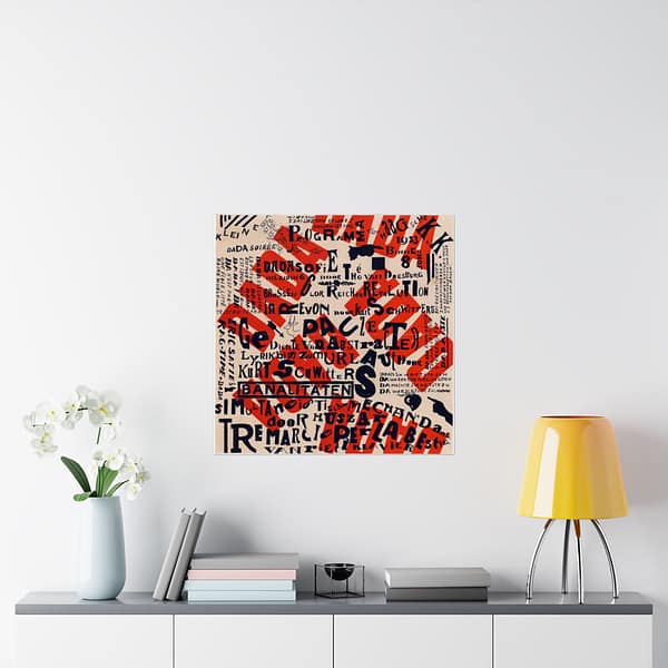 3191250646466567732_2048.jpeg Kleine Dada Soirée (Small Dada Evening) - Theo van Doesburg and Kurt Schwitters (1922) - Vintage Lithograph Poster Print
