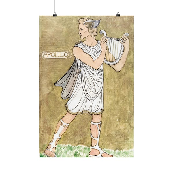 3633484437686022876_2048.jpeg Apollo - Costume Design - Richard Roland Holst (1910) - Art Nouveau Poster Print