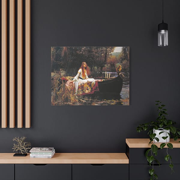 3758184726605442089_2048.jpeg The Lady of Shalott - John William Waterhouse (1888) - Romantic Canvas Print