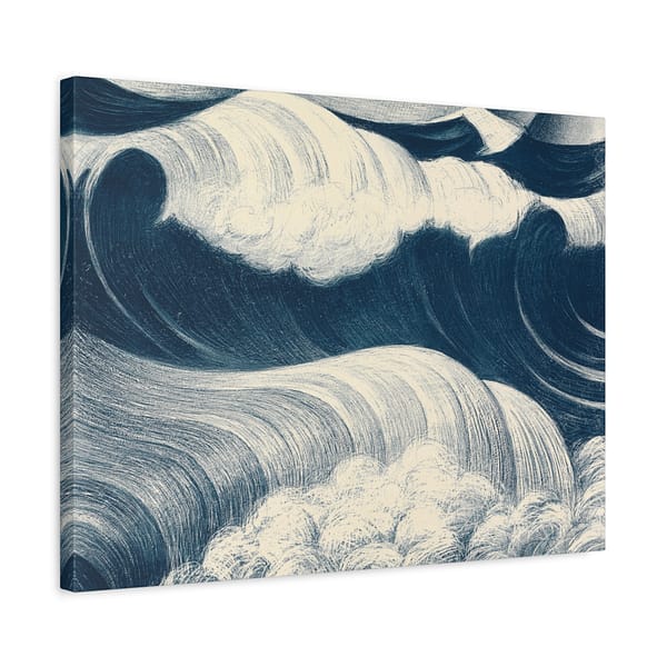 4070210949533476828_2048.jpeg The Wave - Christopher Richard Wynne Nevinson (1917) - Vintage Lithograph Canvas Print