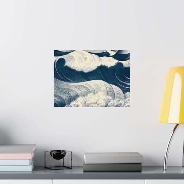 4459446828474358886_2048.jpeg The Wave - Christopher Richard Wynne Nevinson (1917) - Vintage Lithograph Poster Print