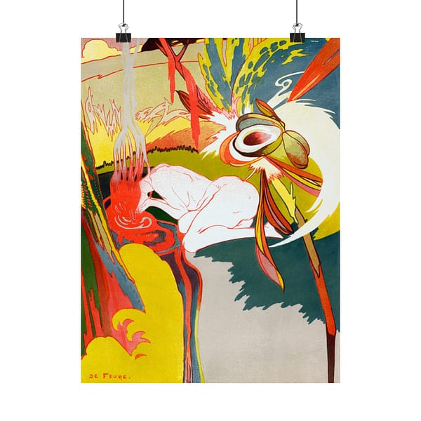 4709774583447260091_2048.jpeg La Source du Mal (The Source of Evil) - Georges de Feure (1894) - Art Nouveau Poster Print
