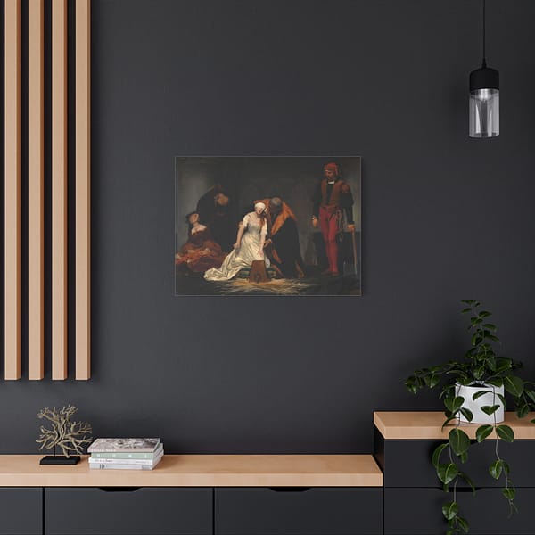 5105222205283360773_2048.jpeg The Execution of Lady Jane Grey - Paul Delaroche (1833) - Classical Canvas Print