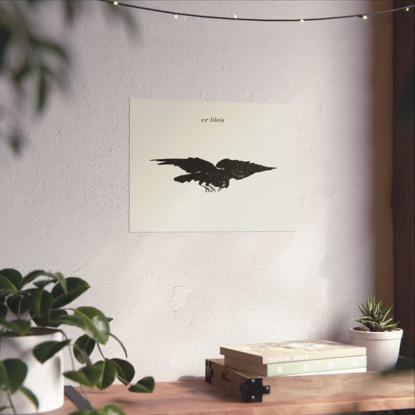 5155084441686968752_2048.jpeg The Flying Raven (Le Corbeau Volant, les Ailes Déployées) - Édouard Manet (1875) - Vintage Lithograph Poster Print