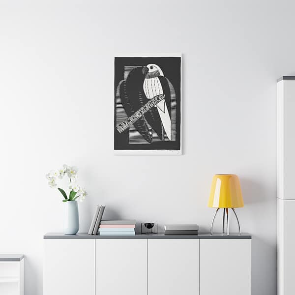 5498065427260141252_2048.jpeg Parakeets (Parkieten) - Samuel Jessurun de Mesquita (1927) - Vintage Lithograph Canvas Print