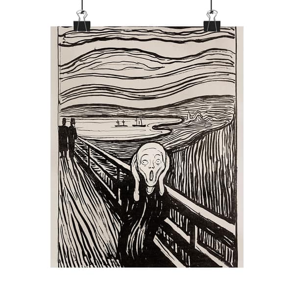 6213806629812981551_2048.jpeg The Scream (Geschrei) - Edvard Munch (1895) - Vintage Lithograph Poster Print