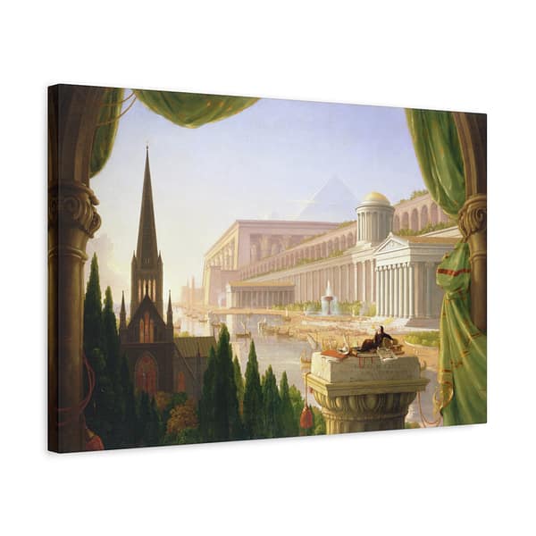 6396786767636236294_2048.jpeg The Architect's Dream - Thomas Cole (1840) - Romantic Canvas Print