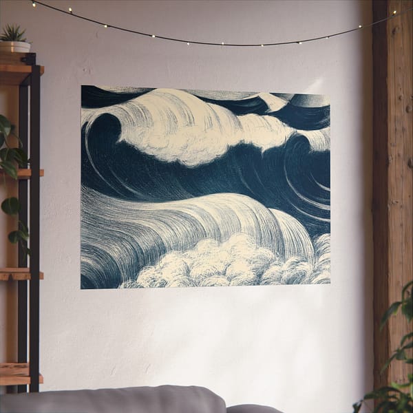 654733651451053972_2048.jpeg The Wave - Christopher Richard Wynne Nevinson (1917) - Vintage Lithograph Poster Print