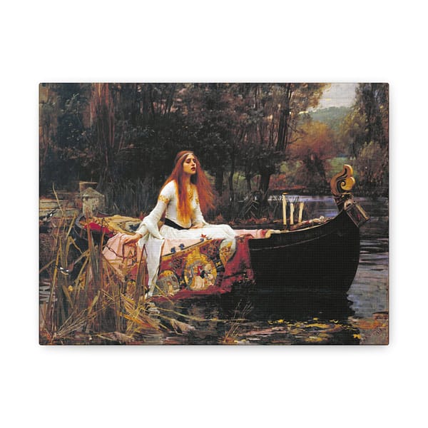6726592731743033204_2048.jpeg The Lady of Shalott - John William Waterhouse (1888) - Romantic Canvas Print