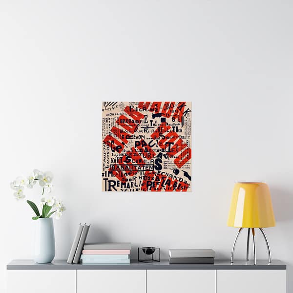 6736953134563813001_2048.jpeg Kleine Dada Soirée (Small Dada Evening) - Theo van Doesburg and Kurt Schwitters (1922) - Vintage Lithograph Poster Print