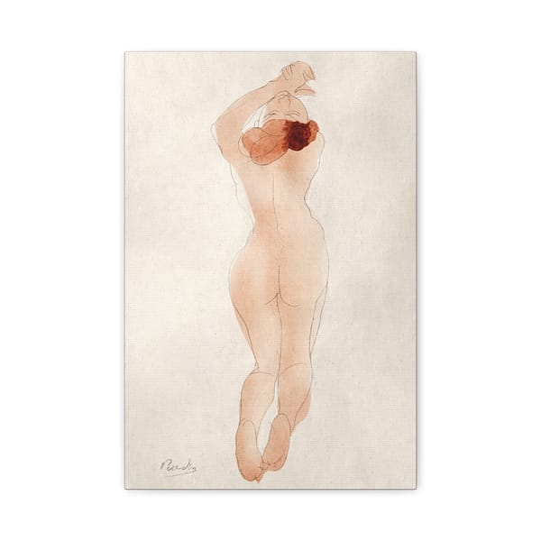 6967541702161002876_2048.jpeg Caresse-Moi Donc, Chéri - Auguste Rodin (1902) - Vintage Lithograph Canvas Print