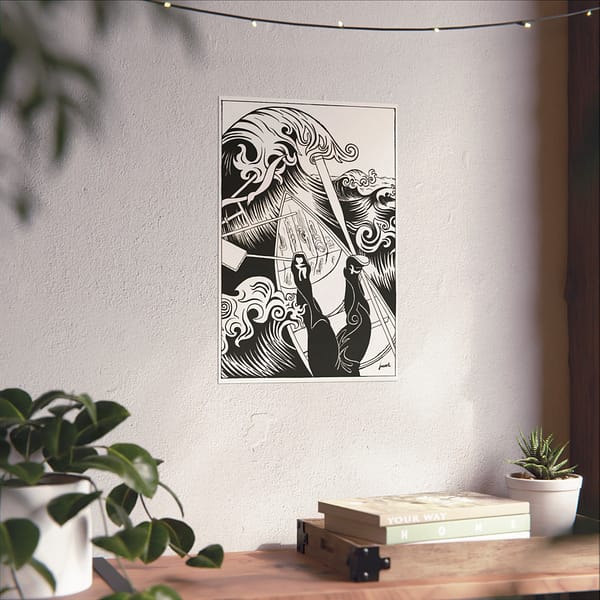7070542145178391650_2048.jpeg The Wave - Henri-Gustave Jossot (1894) - Vintage Lithograph Poster Print