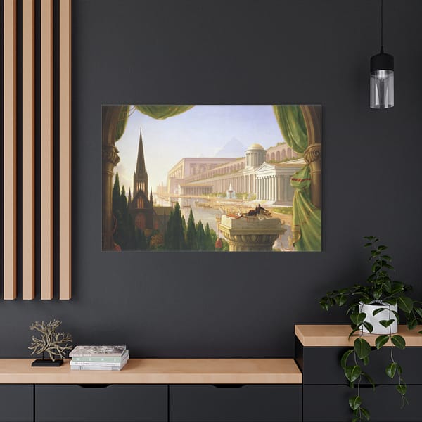 7806877576202452929_2048.jpeg The Architect's Dream - Thomas Cole (1840) - Romantic Canvas Print