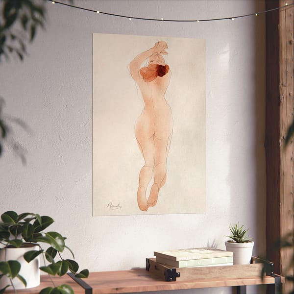 8206174338404302458_2048.jpeg Caresse-Moi Donc, Chéri - Auguste Rodin (1902) - Vintage Lithograph Poster Print
