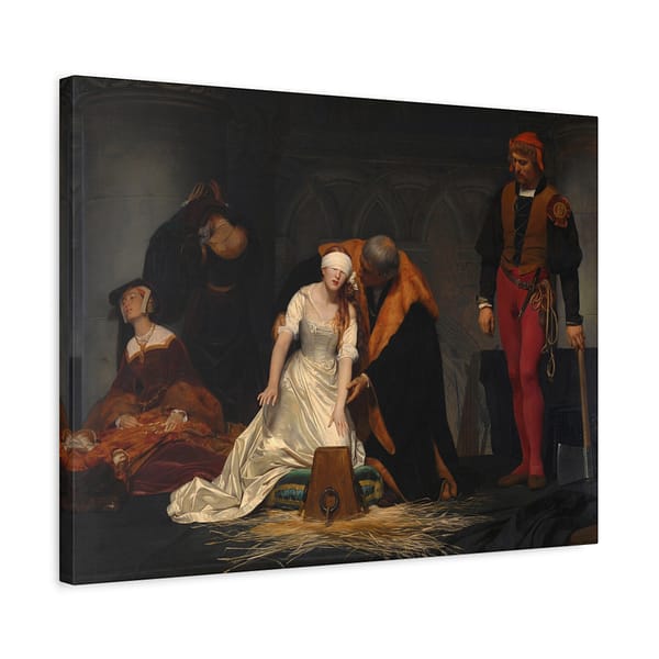 8579847941018483493_2048.jpeg The Execution of Lady Jane Grey - Paul Delaroche (1833) - Classical Canvas Print