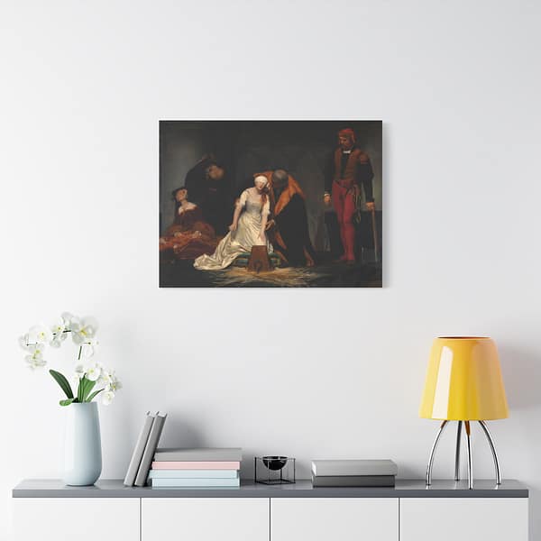 8601924366755401131_2048.jpeg The Execution of Lady Jane Grey - Paul Delaroche (1833) - Classical Canvas Print
