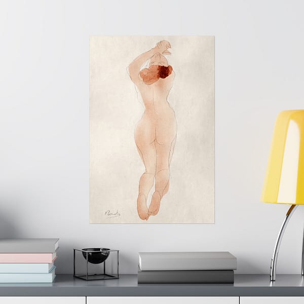 8692489128736505984_2048.jpeg Caresse-Moi Donc, Chéri - Auguste Rodin (1902) - Vintage Lithograph Poster Print