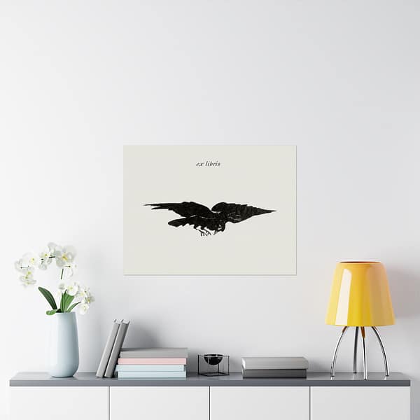 8813696807763024709_2048.jpeg The Flying Raven (Le Corbeau Volant, les Ailes Déployées) - Édouard Manet (1875) - Vintage Lithograph Poster Print