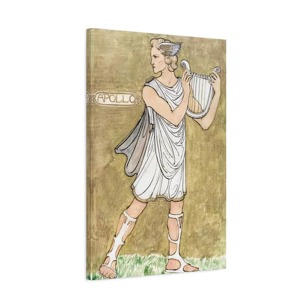 9029916489976702792_2048.jpeg Apollo - Costume Design - Richard Roland Holst (1910) - Art Nouveau Canvas Print