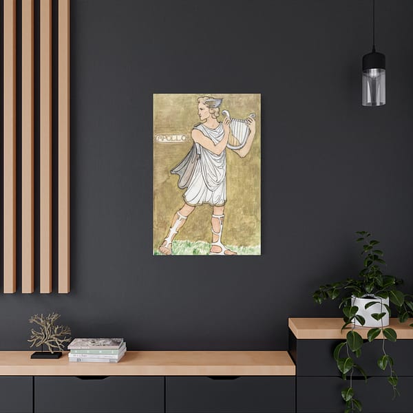 9141975524335779128_2048.jpeg Apollo - Costume Design - Richard Roland Holst (1910) - Art Nouveau Canvas Print