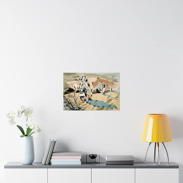 9229285324180174068_2048.jpeg Avebury, Landscape of the Megaliths - Paul Nash (1937) - Vintage Lithograph Poster Print