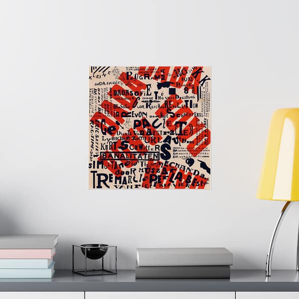923515977179247615_2048.jpeg Kleine Dada Soirée (Small Dada Evening) - Theo van Doesburg and Kurt Schwitters (1922) - Vintage Lithograph Poster Print