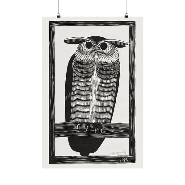 9325952085785600802_2048.jpeg Horned Owl (Hoornuil) - Samuel Jessurun de Mesquita (1915)