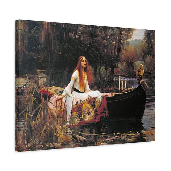 9952984732172814565_2048.jpeg The Lady of Shalott - John William Waterhouse (1888) - Romantic Canvas Print