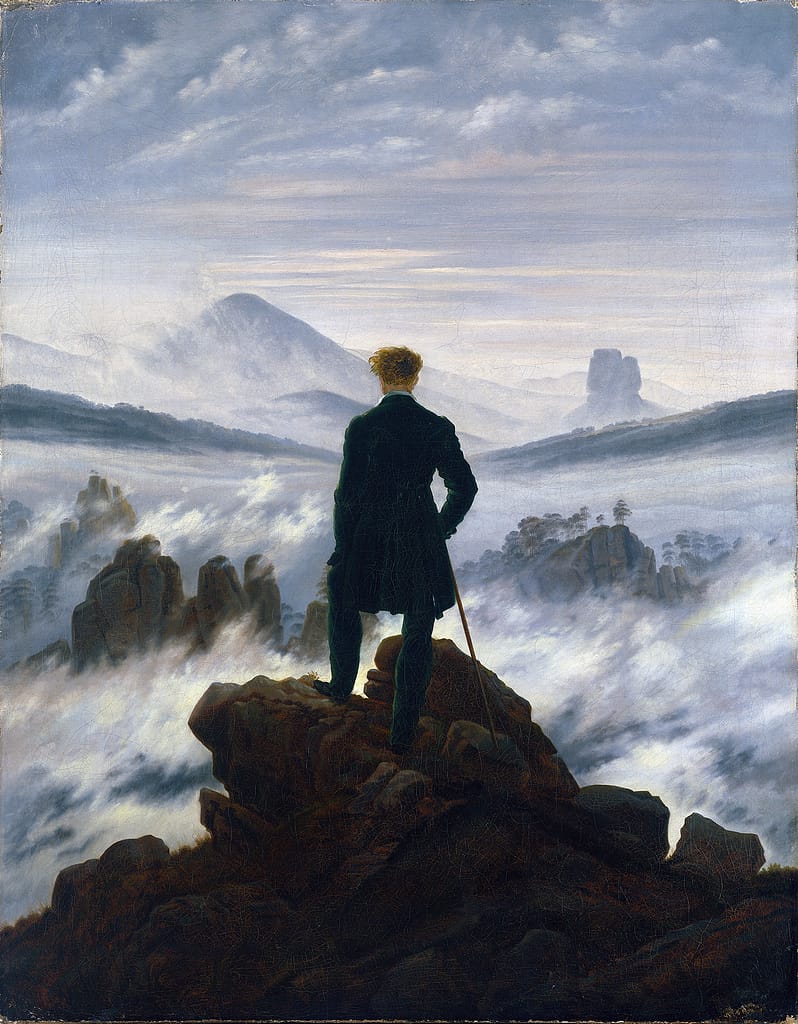 The Wanderer above the Sea of Fog – Caspar David Friedrich
